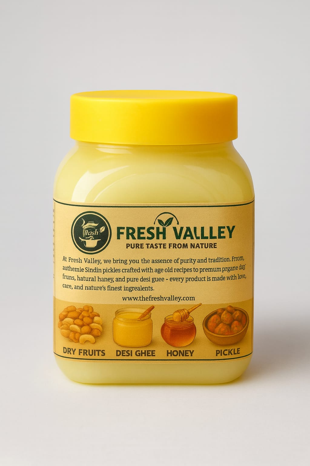 Fresh Valley Pure Cow Desi Ghee – 500g